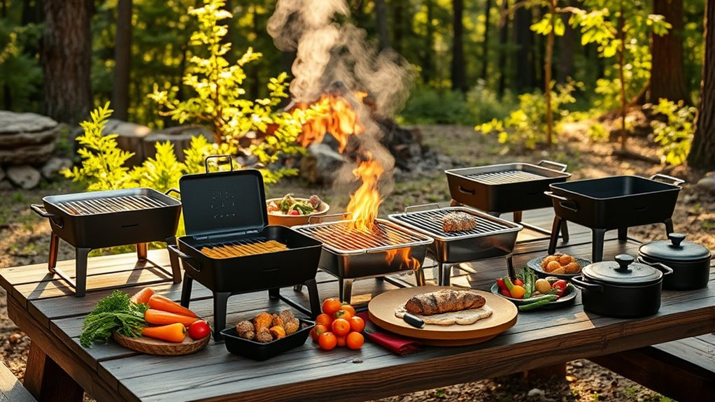 12 Best Portable Campfire Grills For 2026 (Cook Anywhere) throughout Outdoor Gas Grill With Refrigerator