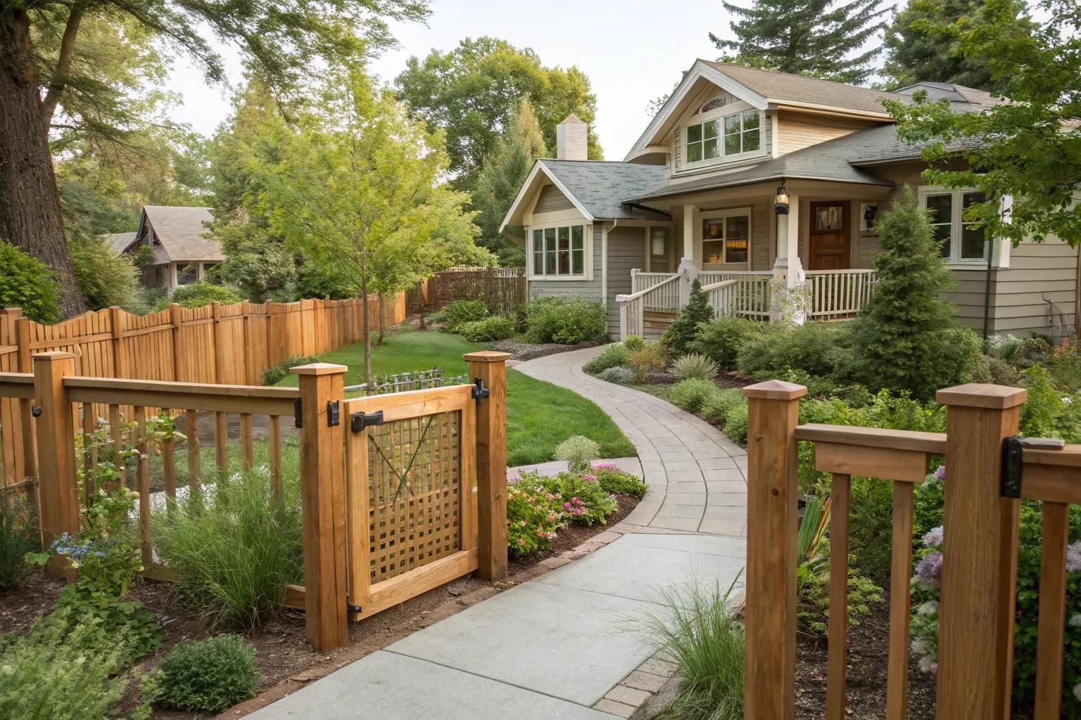 14+ Stylish Wood & Chain Link Fence Ideas with How to Soften Cold Chain Link Fences with Warm Wood Accents in 2026