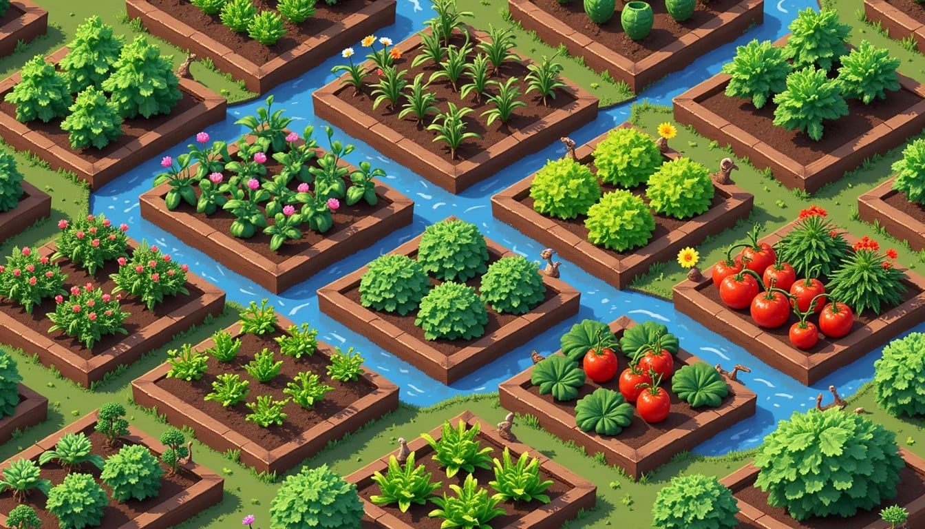 Free Organized Garden Grid Image - Garden, Vegetables, Plants ... throughout Tarush Is A Landscape Architect