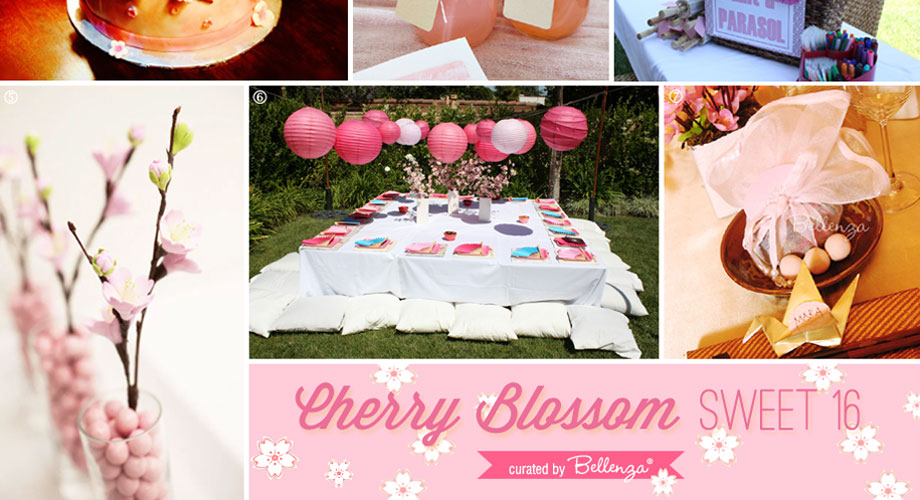 Host A Cherry Blossom Sweet 16 Party In Your Backyard! with How to Throw a Sweet 16 in Your Backyard That Feels Like a Venue