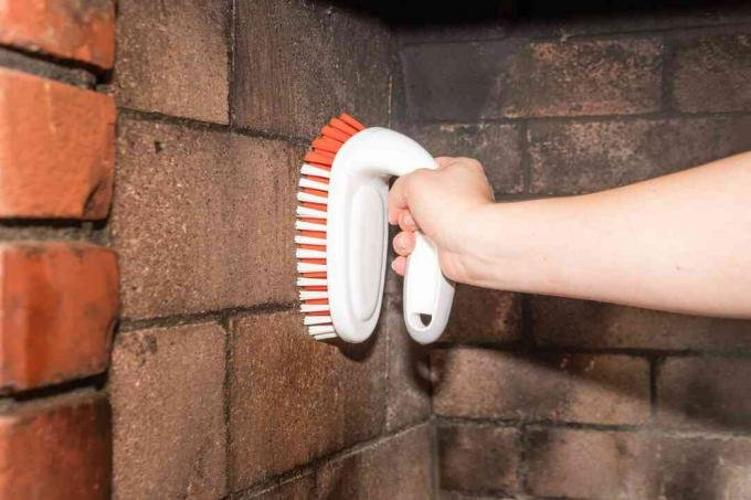 How To Clean Fireplace Brick | Ann Inspired throughout How to Clean Fireplace Brick Without Damaging the Mortar