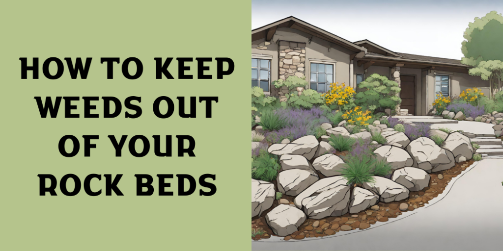 How To Keep Weeds Out Of Your Rock Beds? - Yard Guard Lawn And Tree Care within How Deep Should Landscape Rock Be