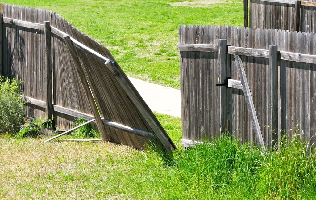 How To Repair A Wooden Fence - Maun Industries Limited pertaining to How Do You Attach Fence Panels To Posts
