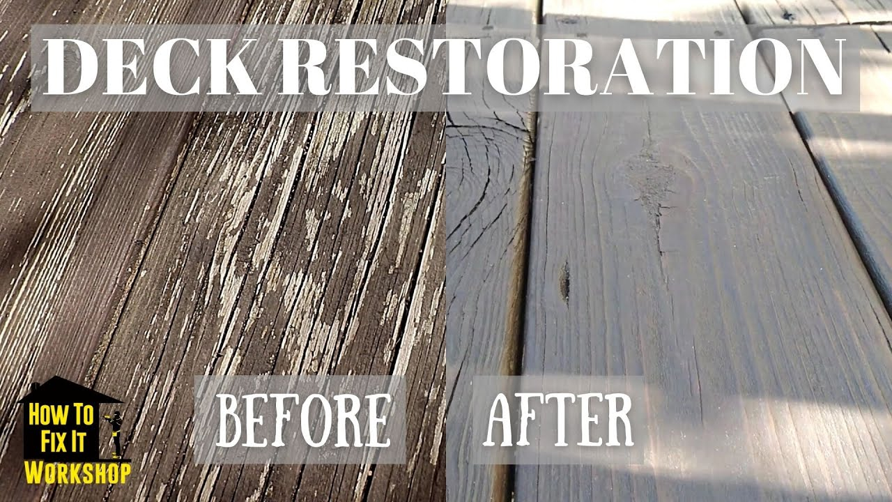 How To Restore A Worn-Out/Weathered Deck - Youtube intended for How to Repaint a Weathered Wood Porch Without Hiring a Pro in 2026