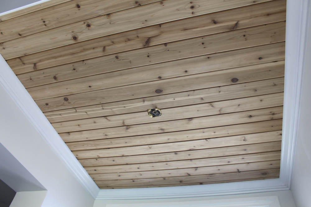 Installing Tongue And Groove Over Sheetrock Ceiling | Shelly Lighting regarding Cedar Tongue And Groove Porch Ceiling