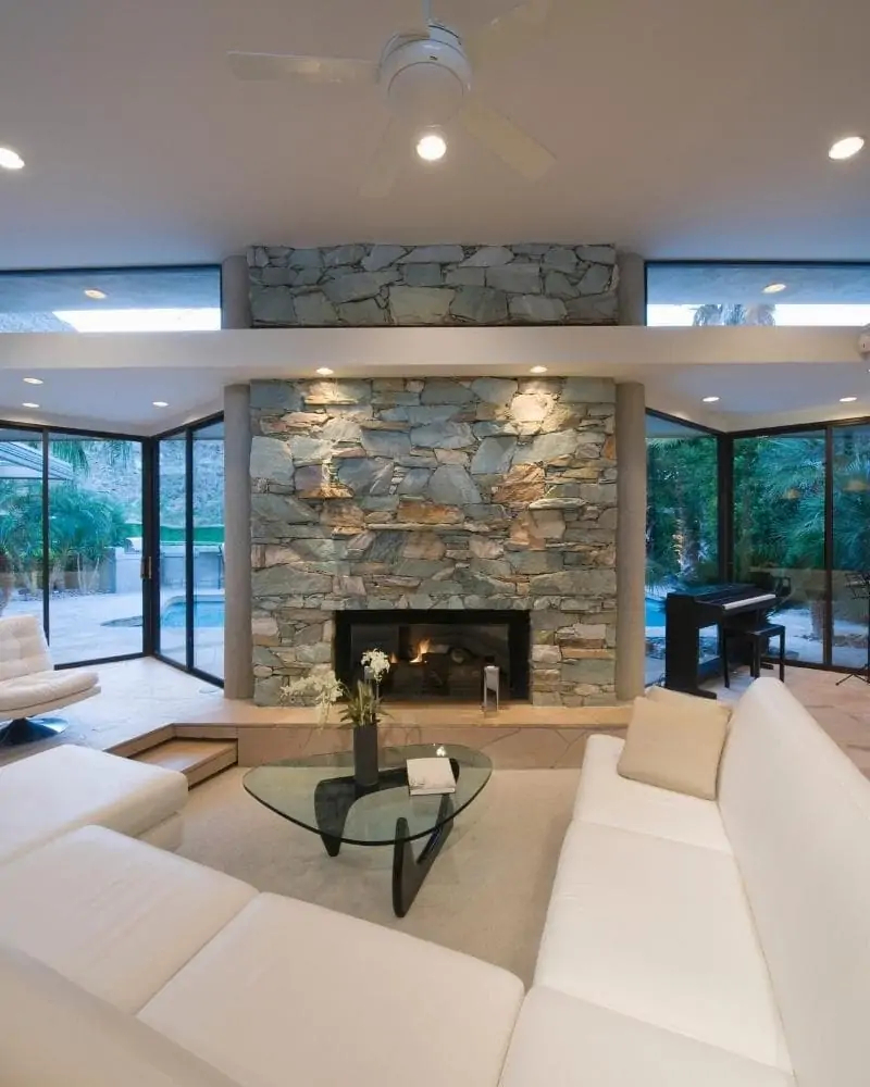 Learn How To Mount A Tv On An Uneven Stone Fireplace Wall. intended for How to safely mount a TV on an uneven stone fireplace without cracking the rock