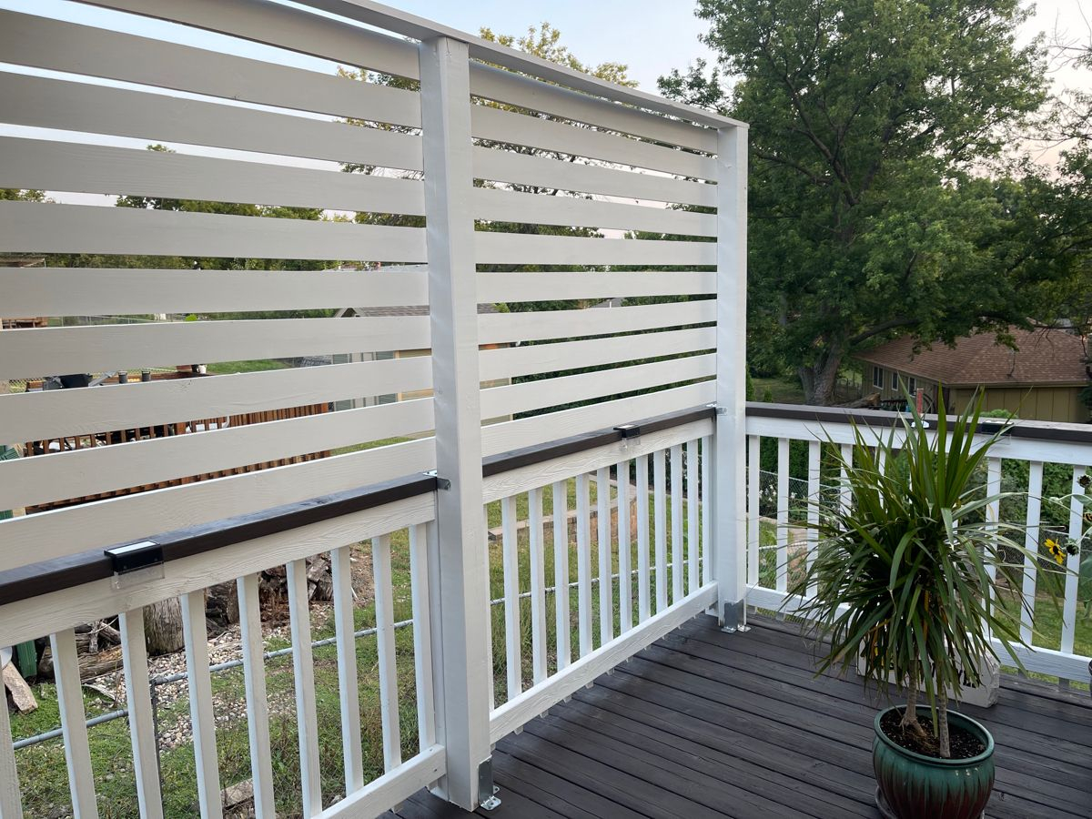 Stylish Deck Privacy Screen: Your Own Personal Oasis Awaits! in What You Need to Know Before Screening in Your Backyard Deck