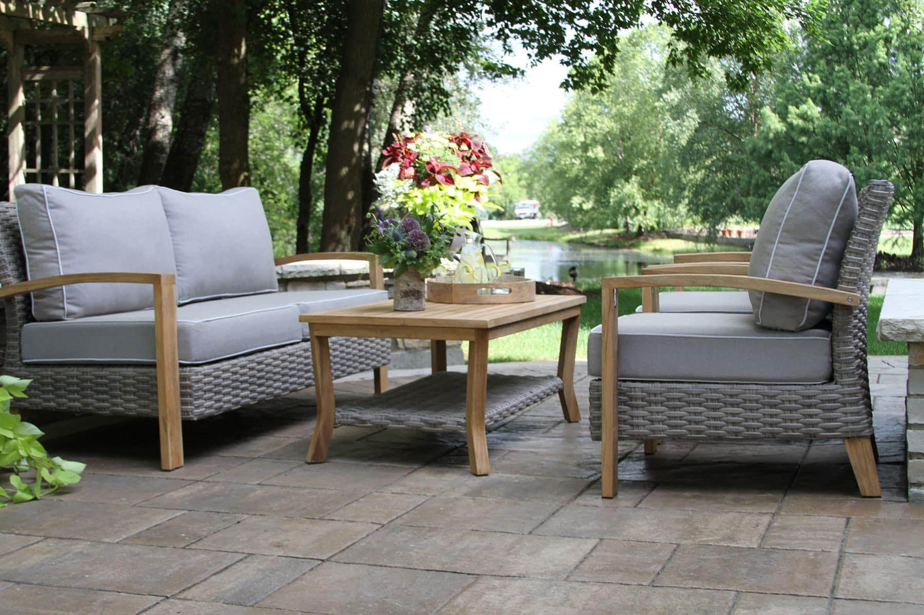 Teak And Eucalyptus Wood Outdoor Furniture, Tables And Chairs throughout Why Eucalyptus Is the Smart Choice for Outdoor Furniture in 2026