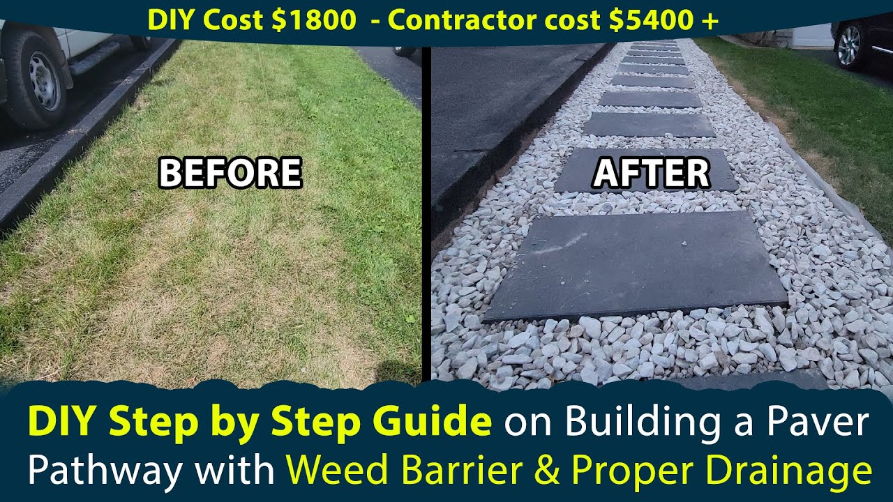 Weed Control On Pavers At Oscar Loveless Blog intended for How Deep Should Landscape Rock Be