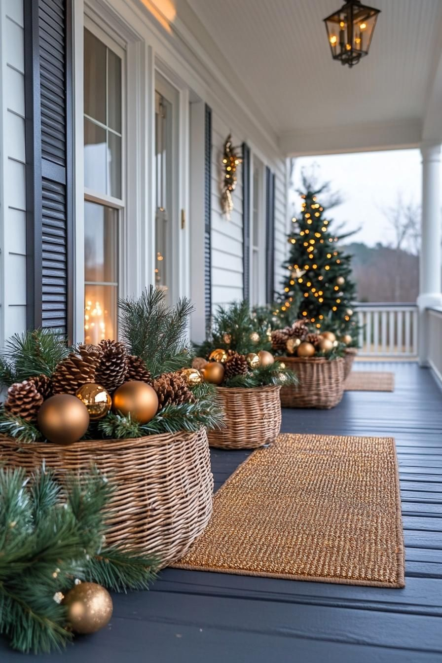 16 Unique Front Porch Christmas Decor Ideas For Holiday Season - Lovely ... regarding Front Porch Xmas Decor Ideas