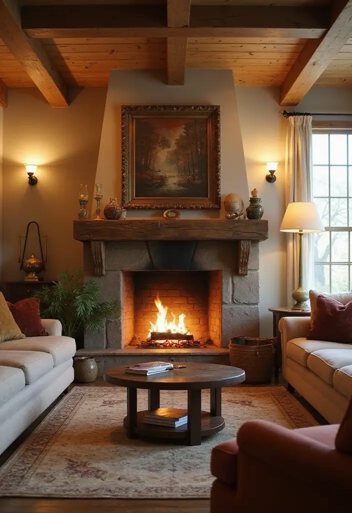 27 Living Room Sitting Area Ideas That Create A Cozy Conversation Space ... regarding How to Create Cozy Conversation Areas Around a Standalone Fireplace