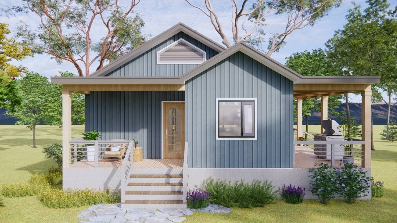 Why Small Homes with Wrap Around Por. Designing the Perfect 8 Foot Deep Wrapches Are Trending This Year