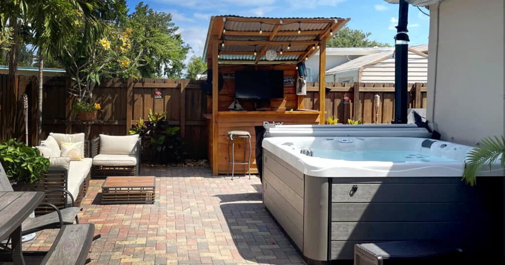 Above-Ground Hot Tub Ideas To Transform Your Backyard | Backyard Planning with Above Ground Hot Tub Ideas