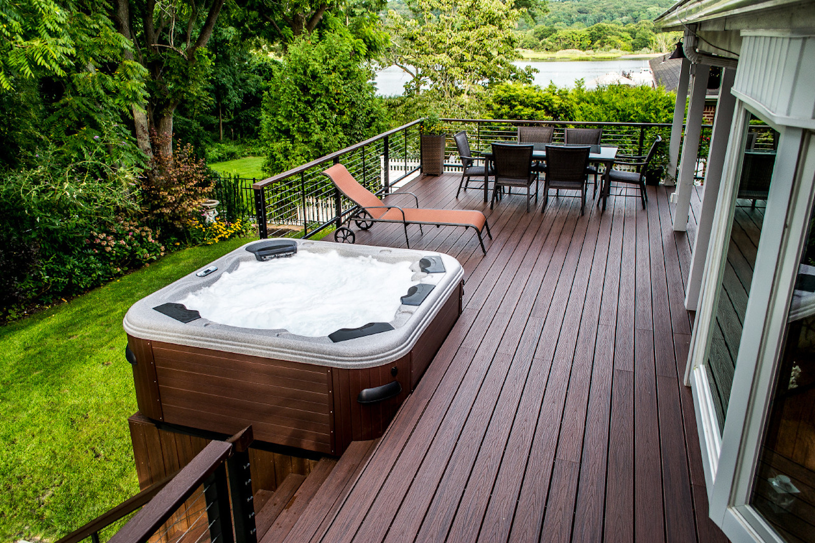 Build A Hot Tub Deck - 999+ Home Design Ideas within Above Ground Hot Tub Ideas