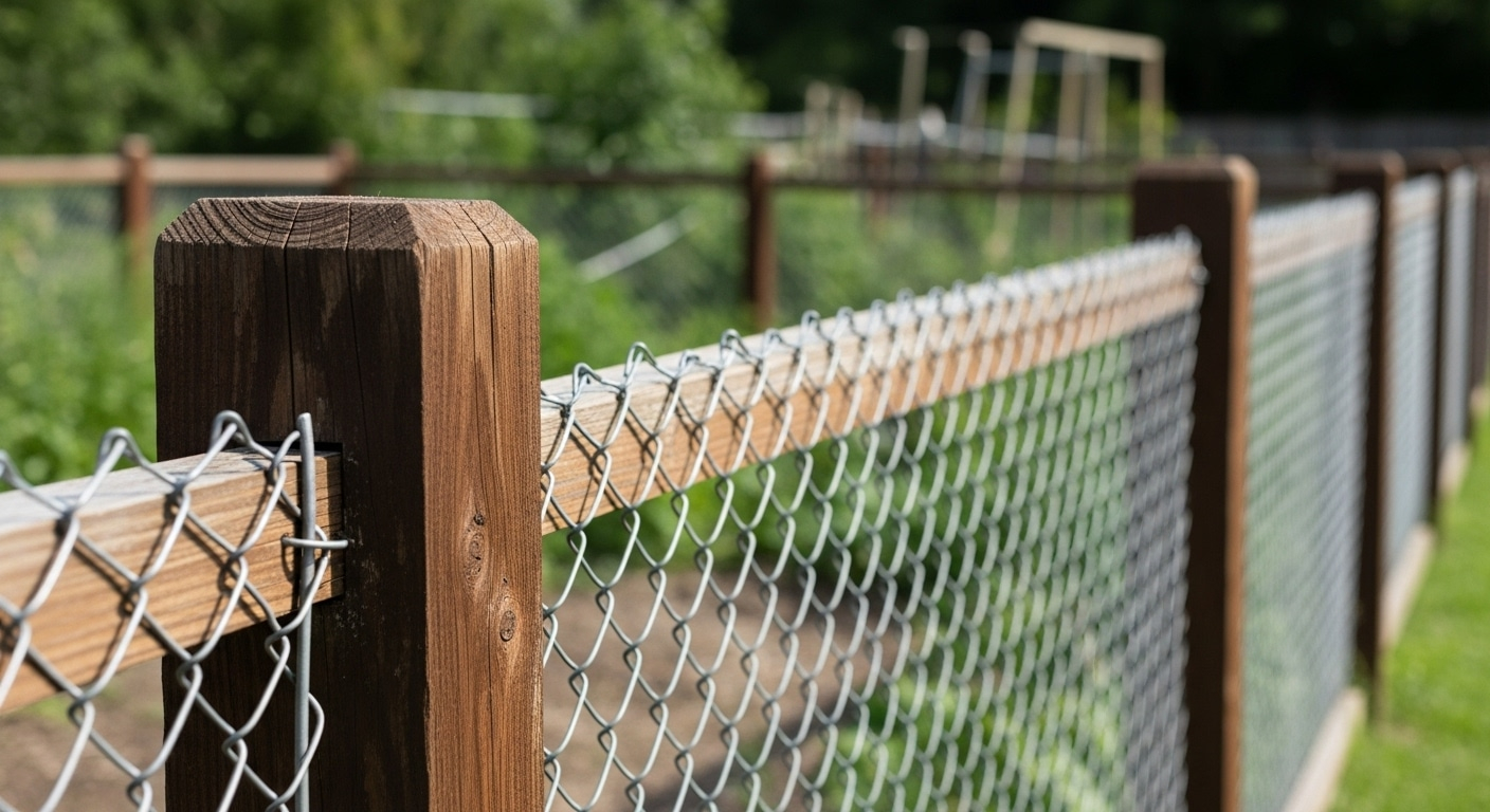 Chain Link Fence Mow Strip regarding What T-Marks and Posts Reveal About Fence Ownership