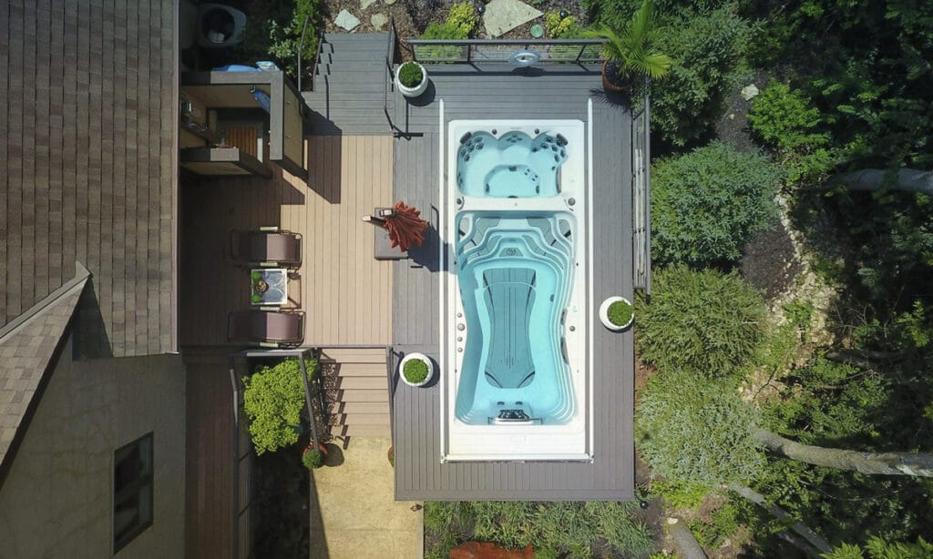 Dual Zone Swim Spa: Benefits Of The Pool-Spa Combo | Backyard Planning with How Dual Zone Swim Spas are Changing the Way Families Relax and Exercise