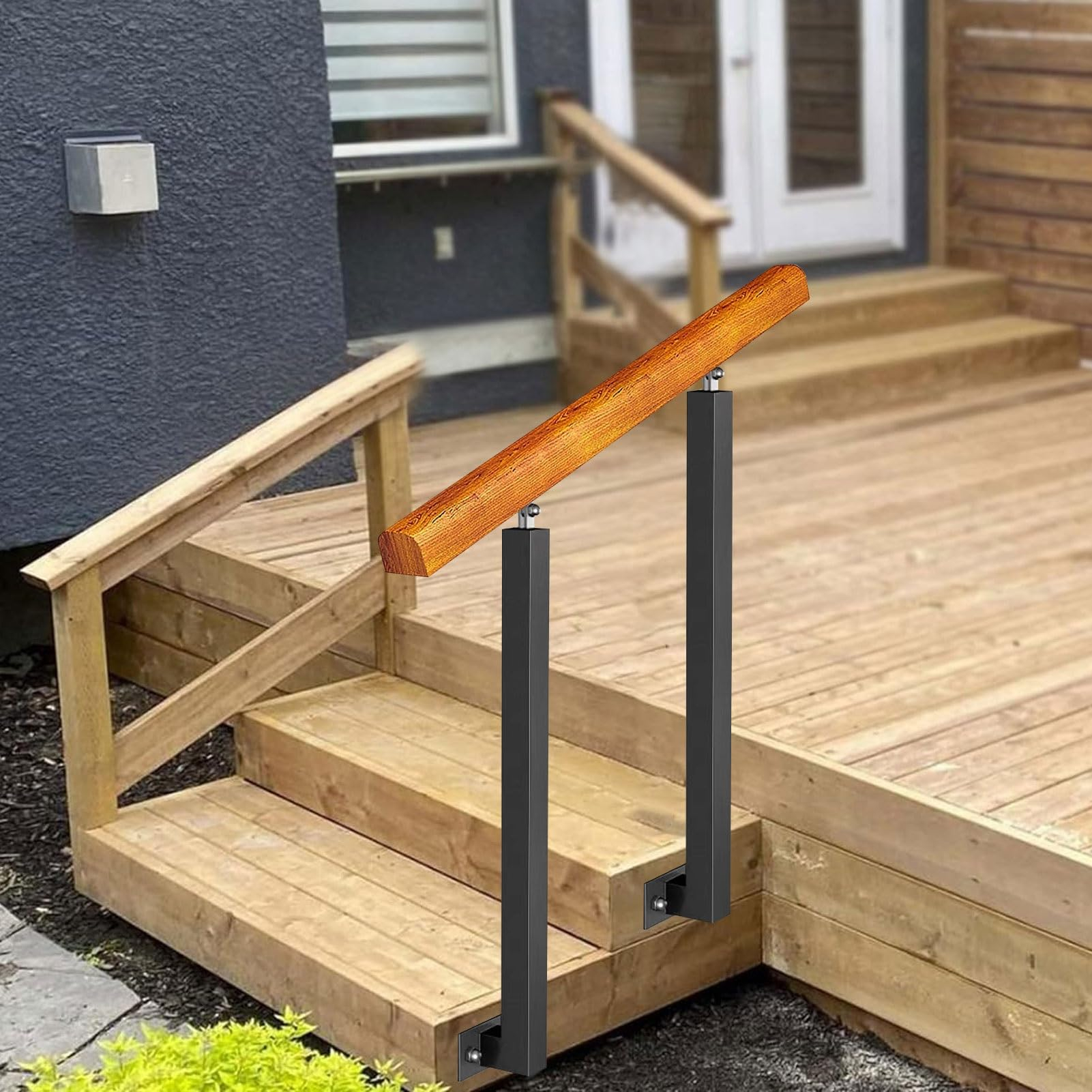 Durable Handrails For Deck Safety And Style throughout How To Put Handrails On A Deck