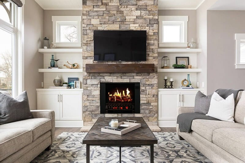 Electric Stone Fireplace 3 Sided Electric Fireplace Electricsun Vista for The Hidden Benefits of Adding a Mantel to Your Electric Stone Fireplace