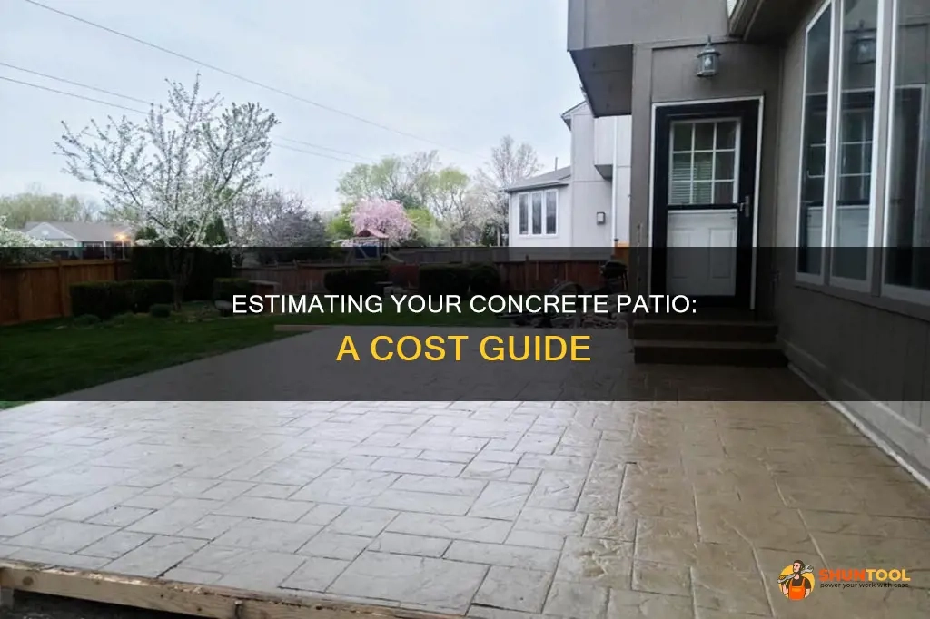 Estimating Your Concrete Patio: A Cost Guide | Shuntool pertaining to What Homeowners Really Pay for Concrete Patios in 2026