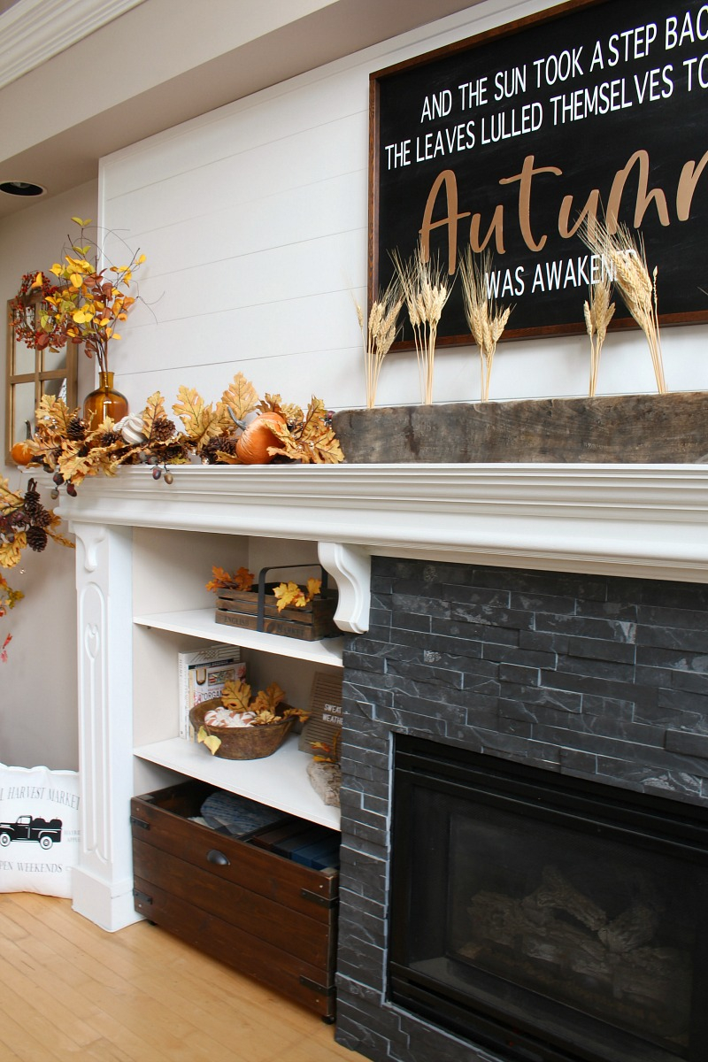 Fall Mantel Decor Ideas - Clean And Scentsible for How to Create a Stunning Fall Focal Point With Natural Mantel Elements