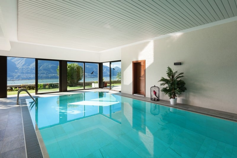 House Indoor Swimming Pools Cost How Much Does A Pool Cost? 93 Real intended for House Plans With Interior Pool