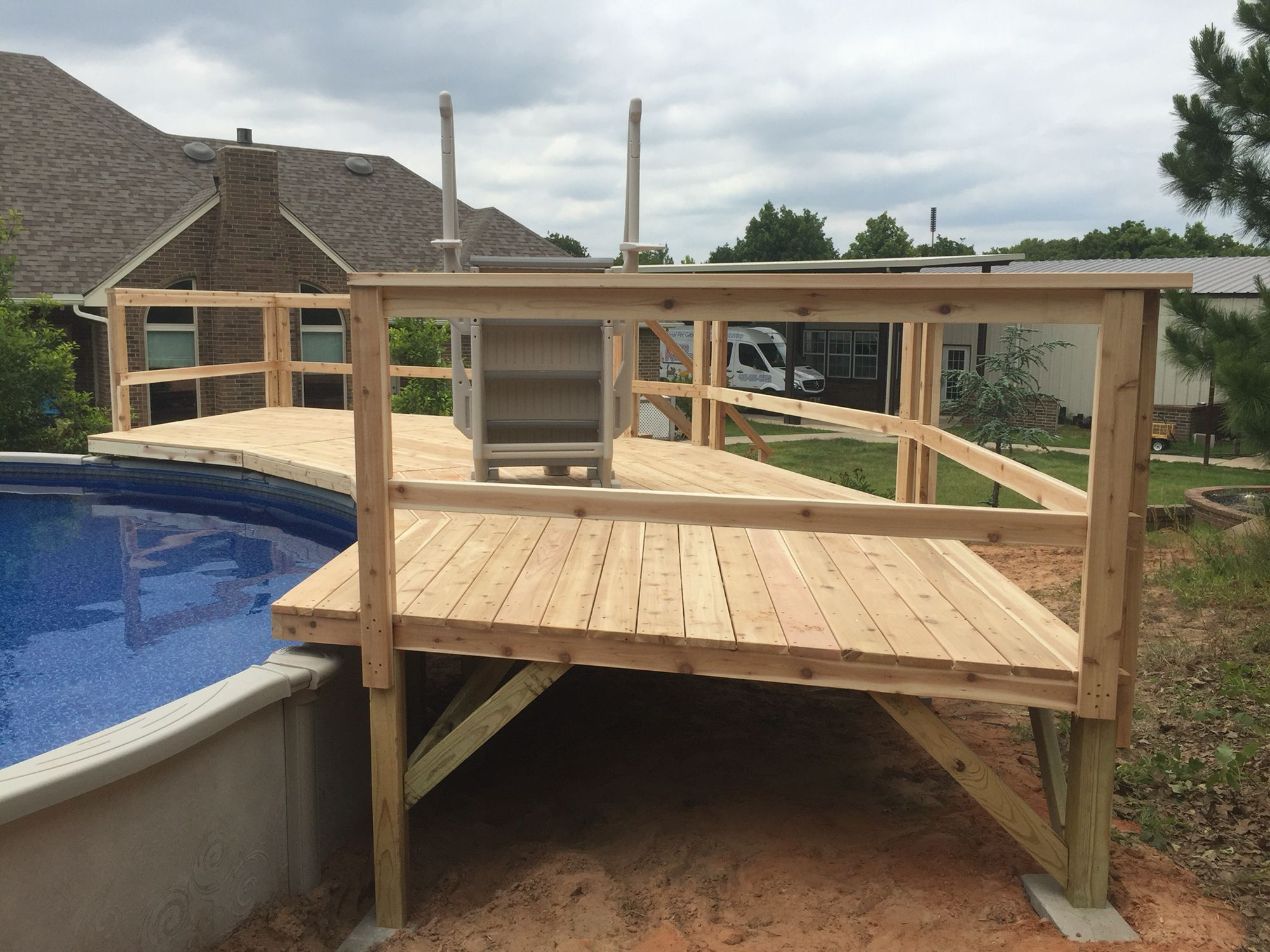 How To Build A Deck Around An Above Ground Pool With Pictures – Artofit pertaining to Above Ground Pool Built Into Deck