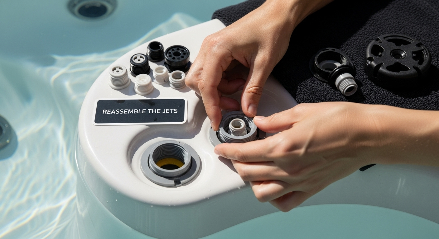 How To Clean Hot Tub Jets: A Step-By-Step Guide - Clearspa™ regarding How To Clean Jets In A Hot Tub