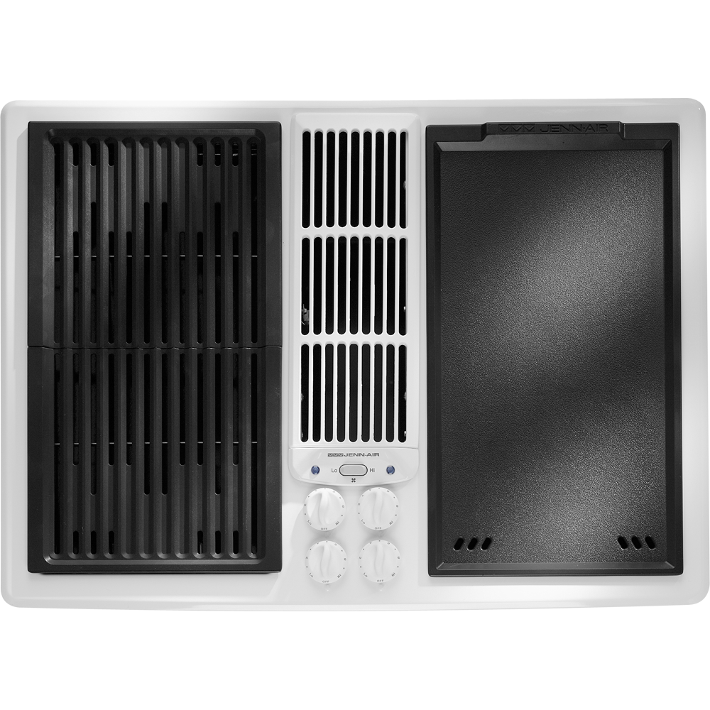 Jenn Air Jed8230Adw 30" Modular Electric Downdraft Cooktop White ... for Mastering Indoor Grilling on Your Jenn-Air Modular Downdraft System