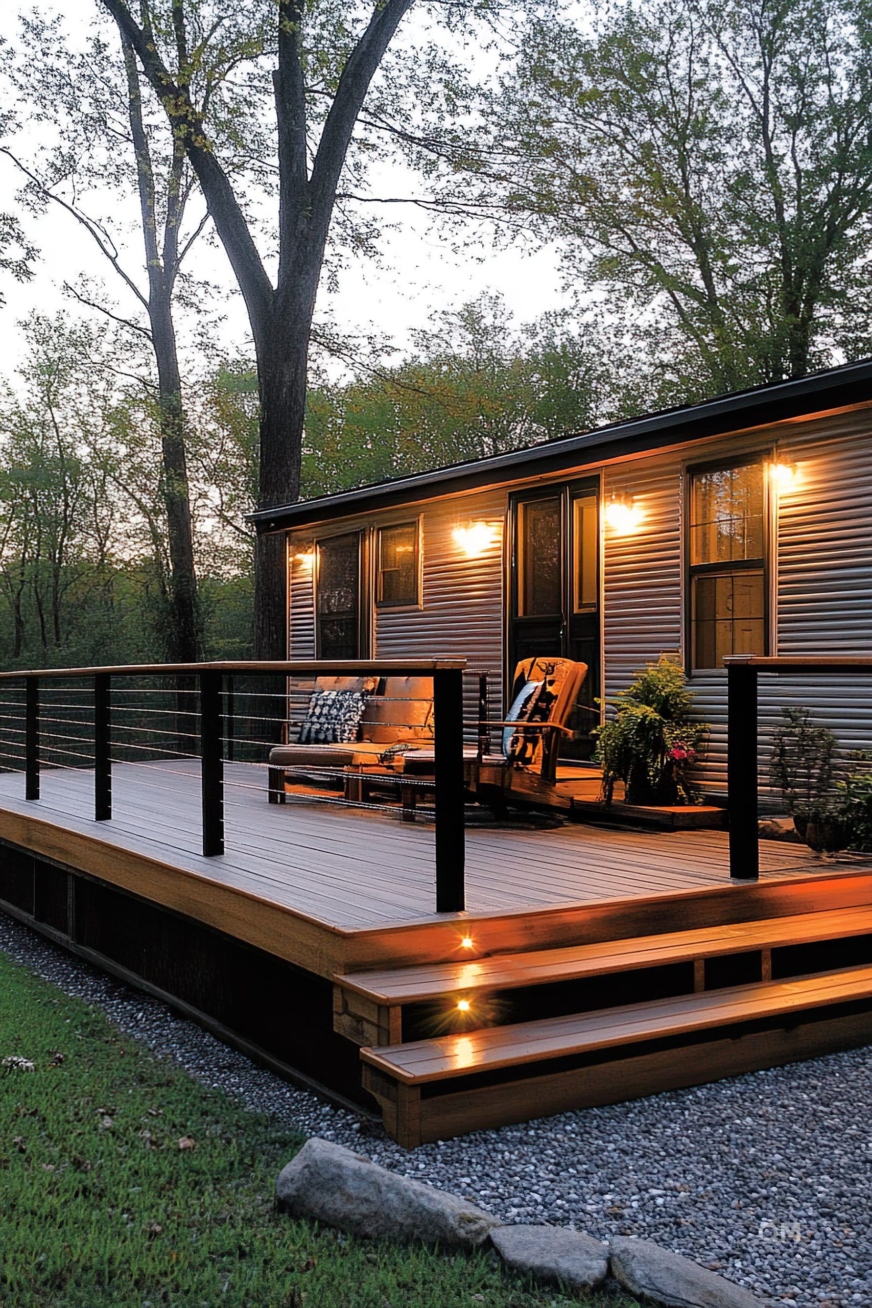 Mobile Home Deck Solutions: Enhancing Your Outdoor Living Space - Quiet ... inside Porch Deck Ideas For Mobile Homes