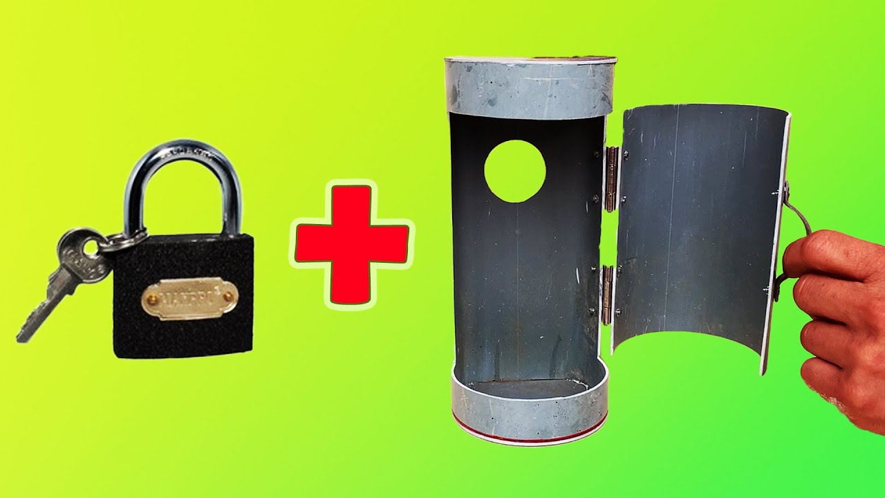 Outdoor Lock Protection With Pvc Pieces - A Simple Idea You Wish You ... with What Locksmiths Wish You Knew About Securing Your Perimeter Gates
