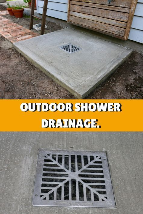 Simple Drainage Solution For Diy Outdoor Shower | Outdoor Shower Diy ... for Stop the Mud Pit with These Smart Outdoor Shower Drainage Fixes for 2026
