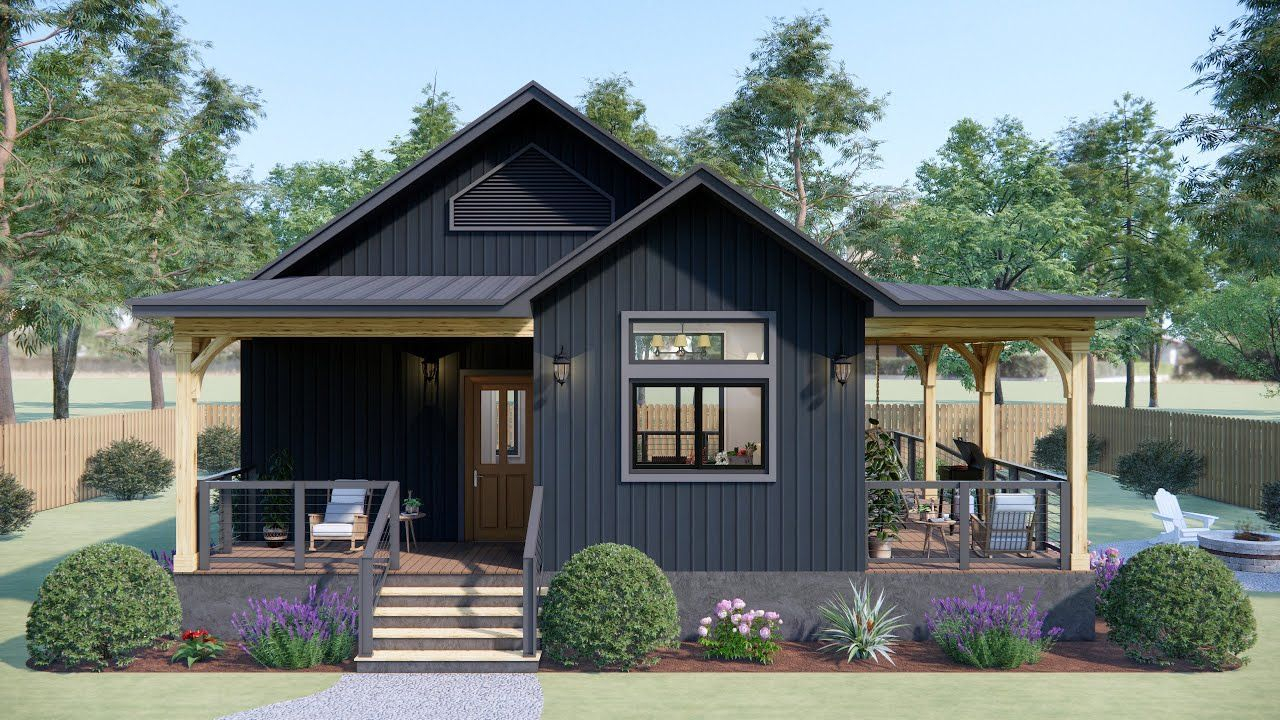 Stunningly Beautiful Small Cottage With Spacious Wrap Around Porch ... within Small House With Wrap Around Porch