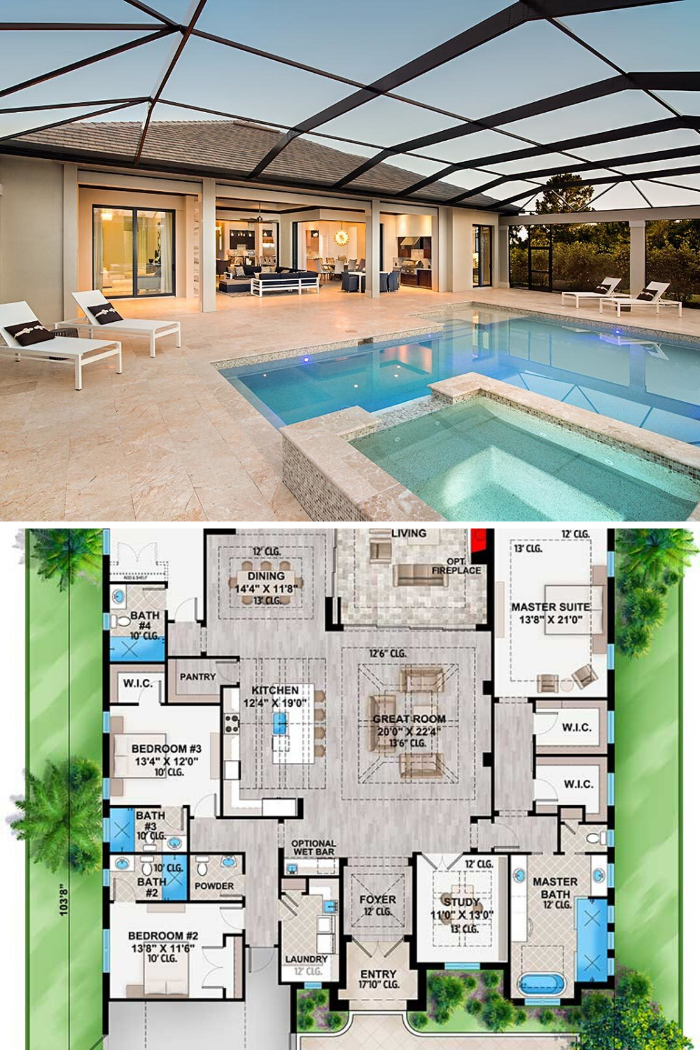 Swimming Pool House Plan At Indiana Brownless Blog with The Hidden Costs and Benefits of Adding an Indoor Pool to Your House Plan