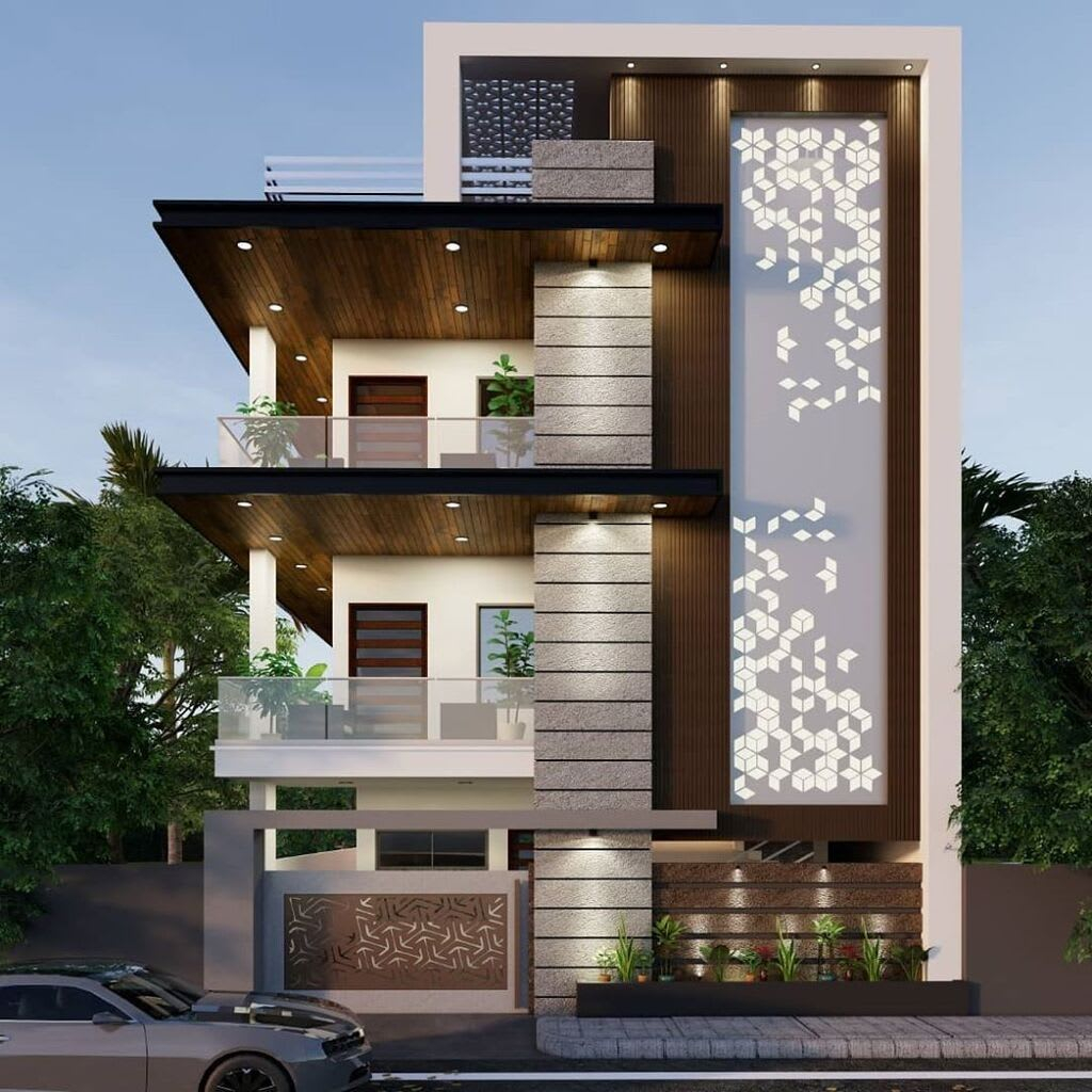 Top 10 Front Elevation Designs For Houses In Usa - Infoupdate.org throughout Two Story House With Front Porch