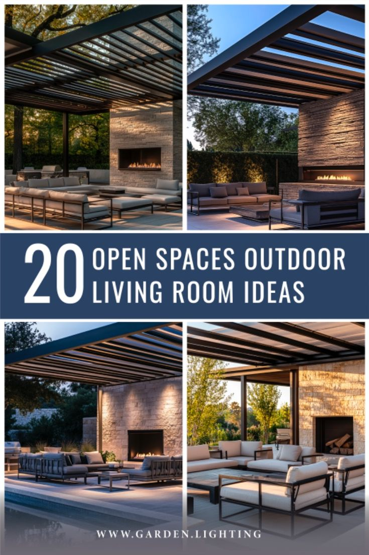 20 Open Spaces Outdoor Living Room Ideas inside Bringing Inside Comfort Out 44 Creative Ways to Style Your Open Air Living Room