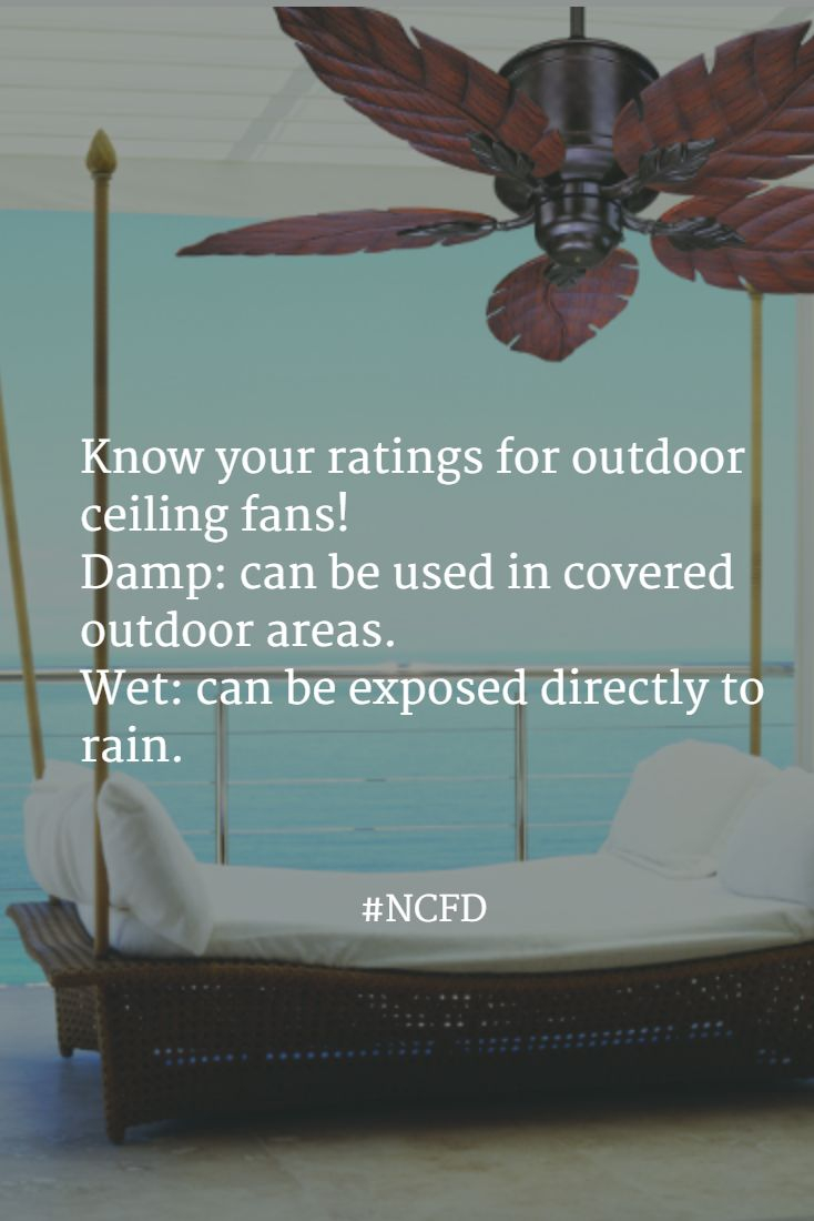 Ceiling Fan Fact: Know Your Ratings If You Want To Use A Fan Outside ... within Rustic Outdoor Ceiling Fan Styles