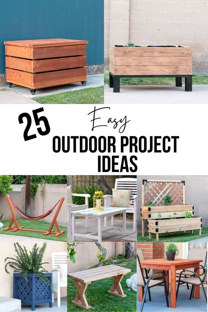 Easy Woodshop Projects Ideas regarding Simple woodworking projects for custom outdoor tables you can build this weekend