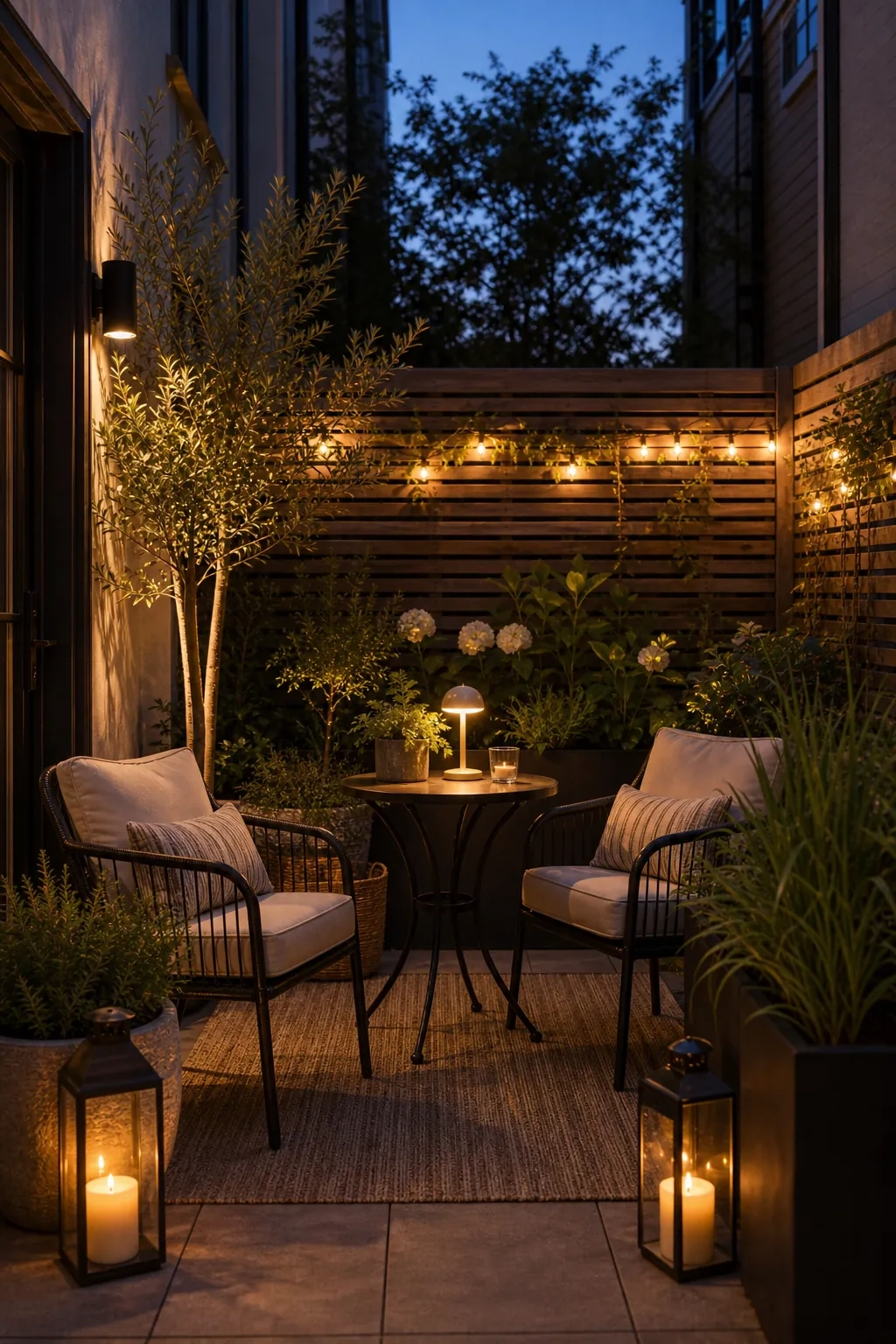 How to Make a Tiny Patio Feel Vast After Dark with the Right Glow