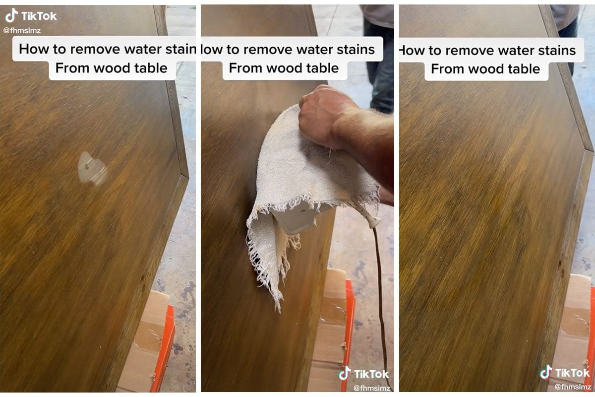 How To Remove Moisture Marks From Wood Table | Taft Independent regarding Saving your wooden deck chairs and tables from moisture before the rainy season arrives