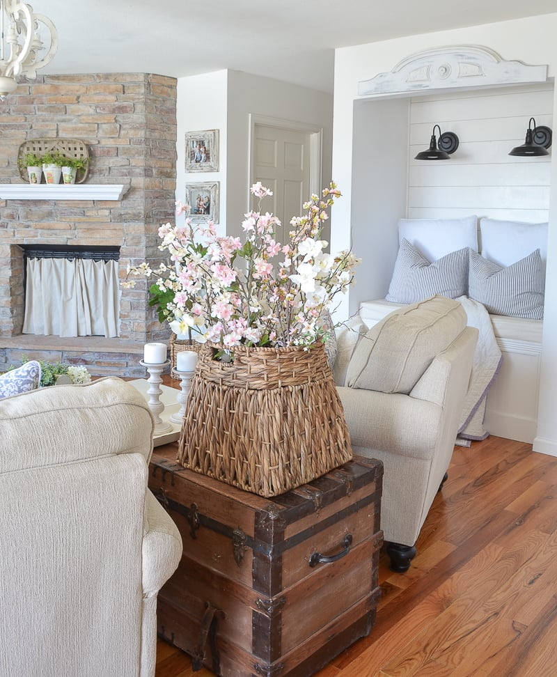 10 Creative Ways To Use Wicker Baskets - Sarah Joy throughout How To Preserve Outdoor Wicker Furniture