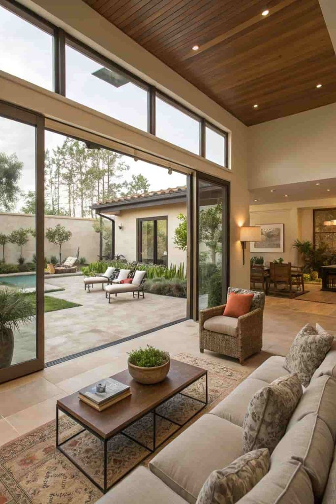 13 Indoor Outdoor Living Ideas To Create A Seamless Home Experience with How To Choose Outdoor Lounge Furniture