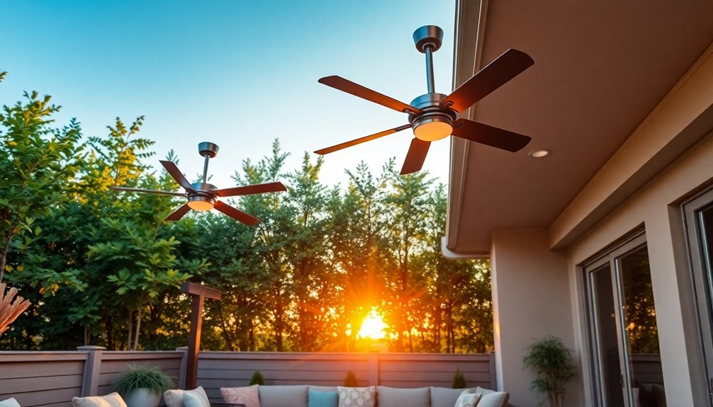15 Best Smart Outdoor Ceiling Fans With Weather Monitoring Features For ... pertaining to What weather testing standards actually mean for your outdoor ceiling fan placement