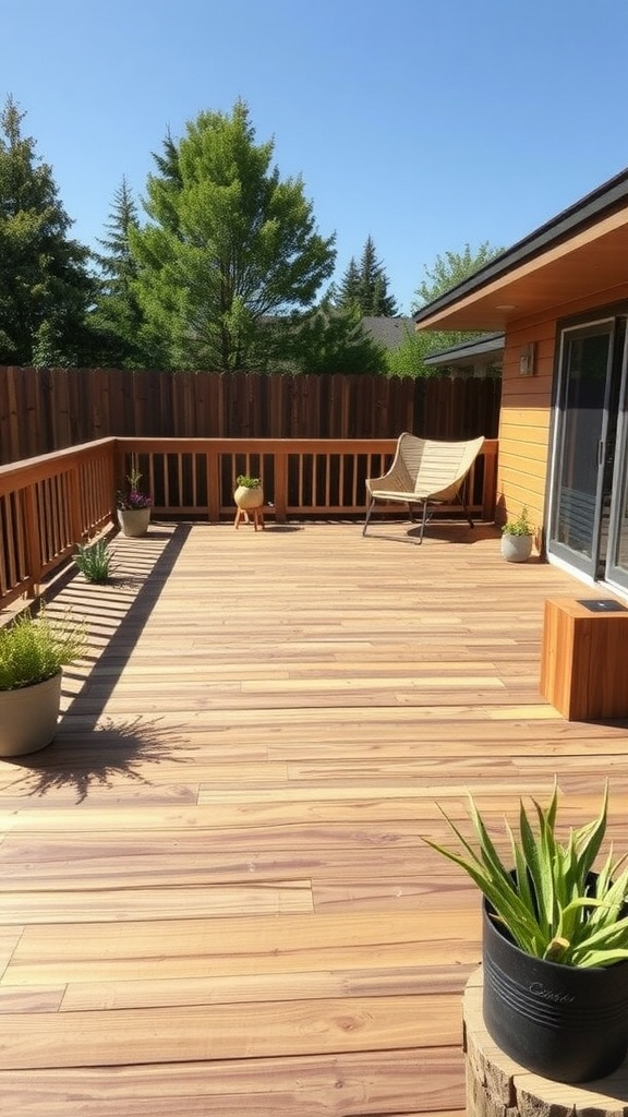 20 Stunning Backyard Deck Ideas For Your Outdoor Oasis - Upcycled ... in Eco Friendly Decking Alternatives