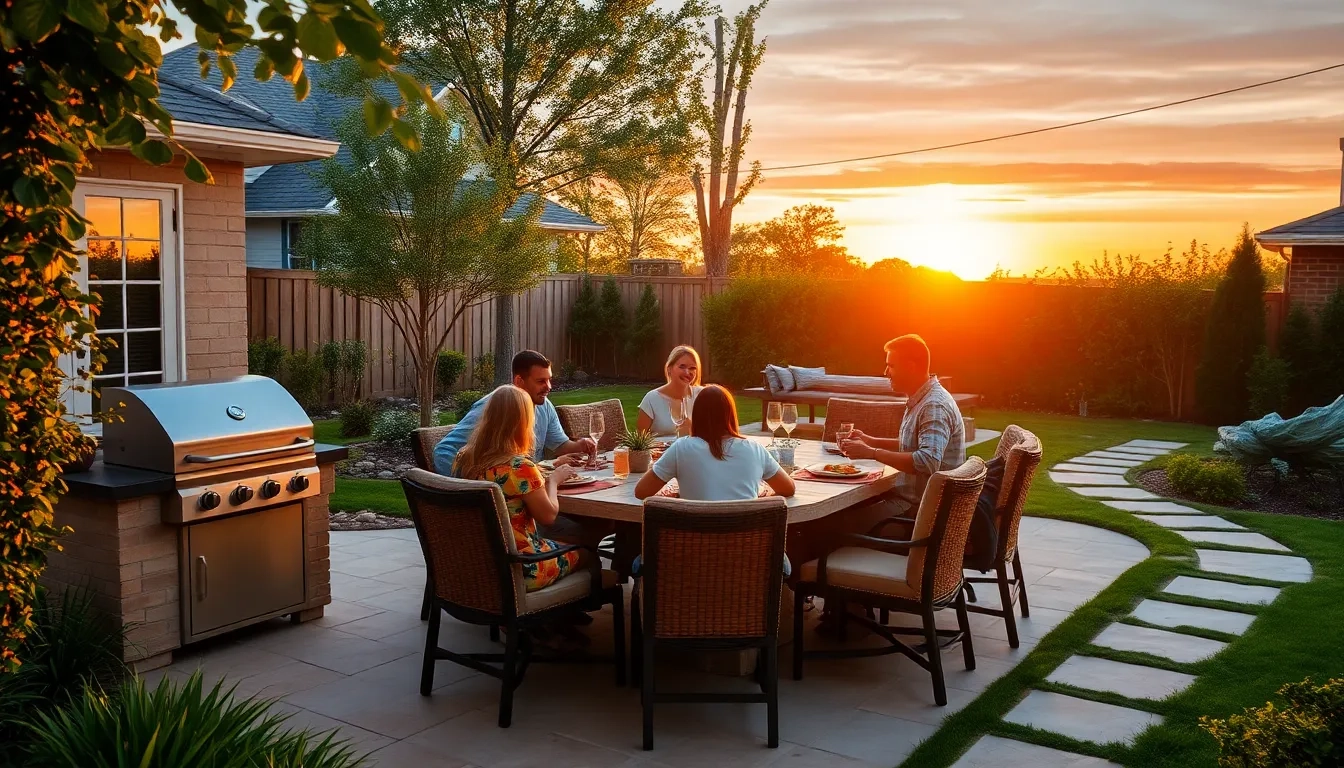 25 Family Backyard Layout Ideas That Transform Any Yard Into The ... throughout How a simple backyard upgrade transforms family meals through thoughtful design choices