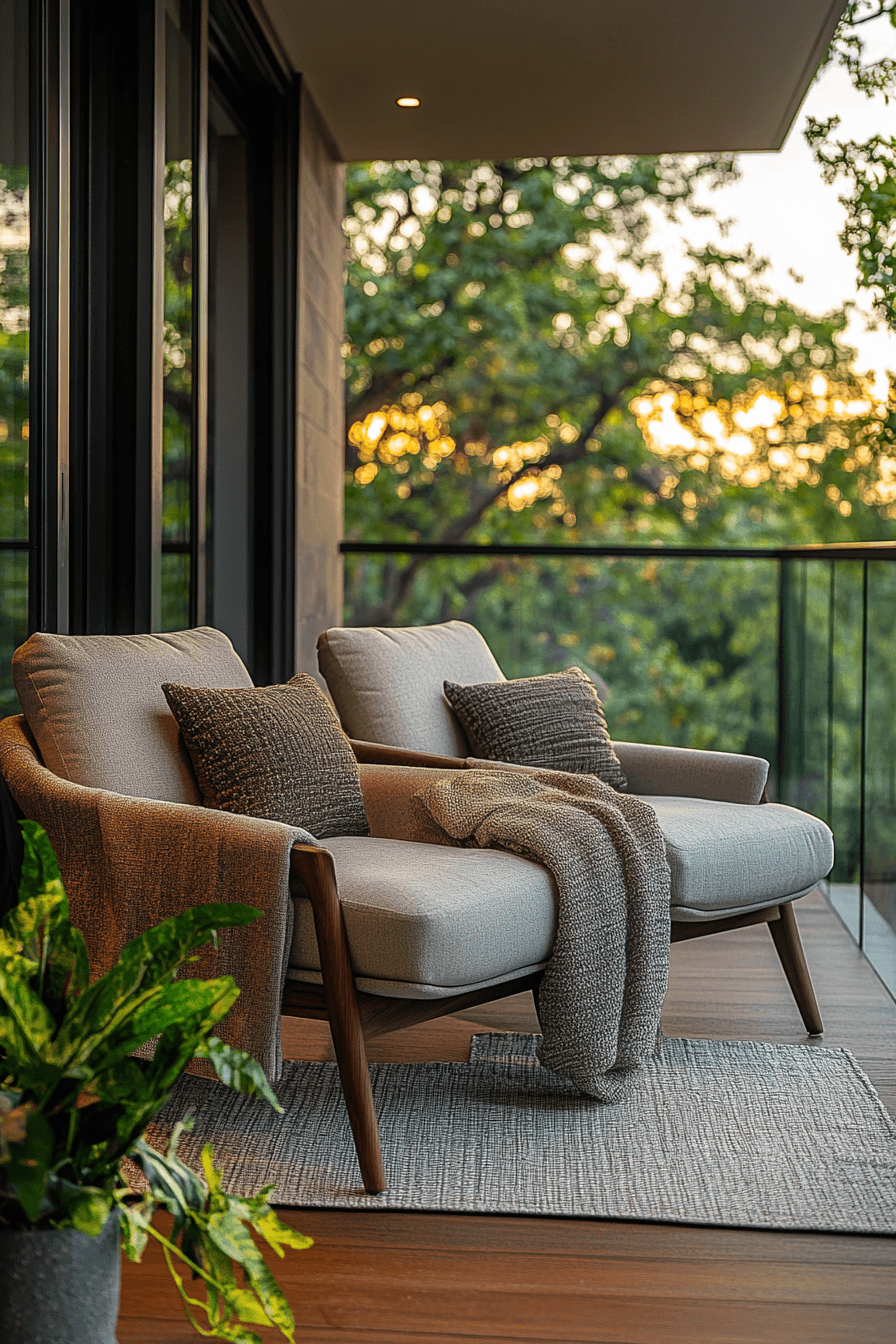 29 Small Balcony Design Ideas That Make Tiny Outdoor Spaces Feel Extra ... for Little known layout adjustments that make small balconies feel like sprawling garden rooms