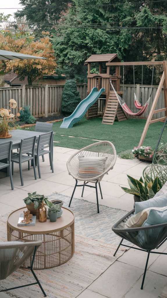 32 Creative Family Backyard Layout Ideas For Every Home regarding Vidaxl Outdoor Dining Set Review