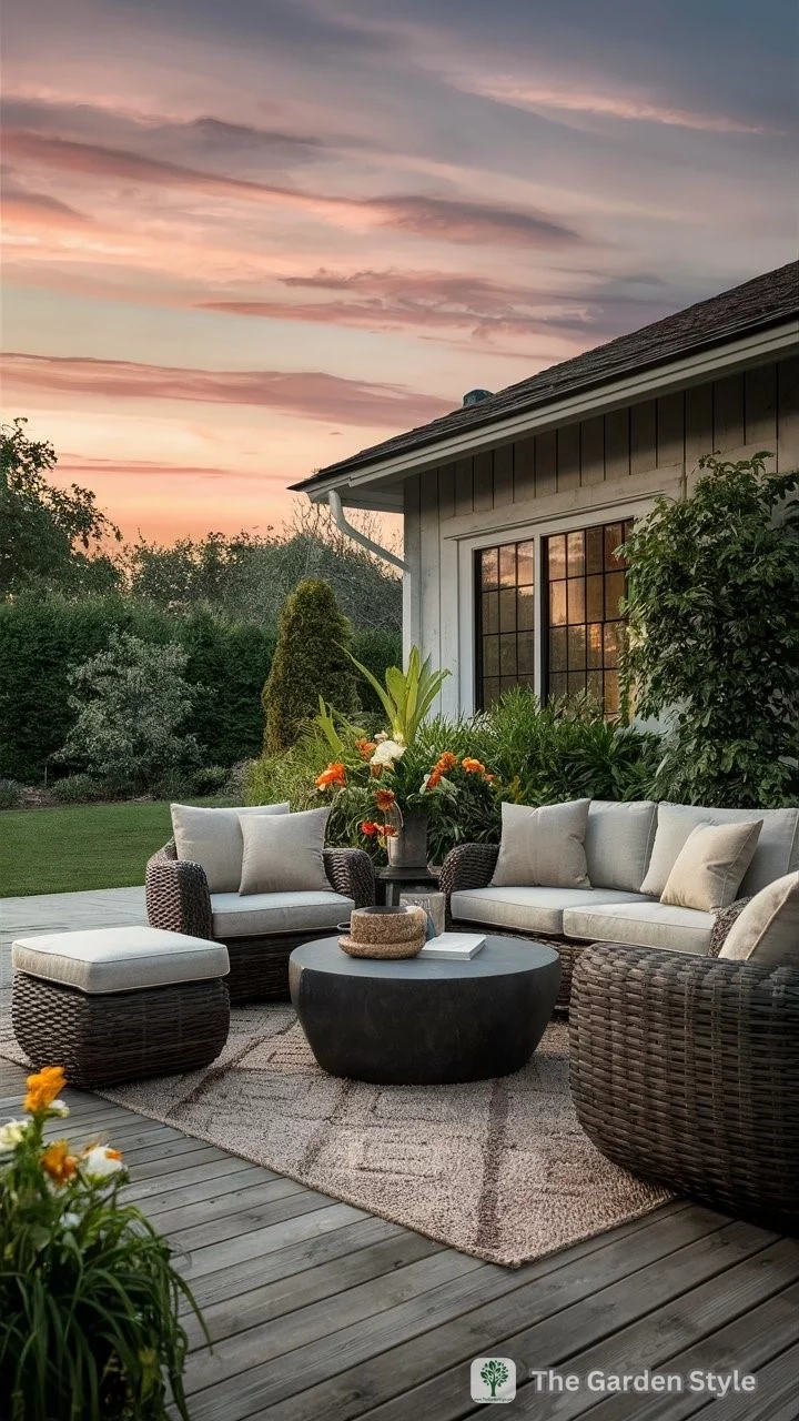 40 Cozy Patio Ideas For Every Budget And Style - The Garden Style regarding Outdoor Side Table For Plant Display