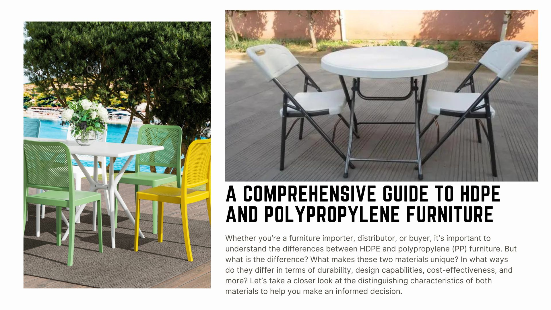 A Comprehensive Guide To Hdpe And Polypropylene Furniture | Bzmaka pertaining to What Years of Testing HDPE Furniture Taught Us About Longevity and Maintenance