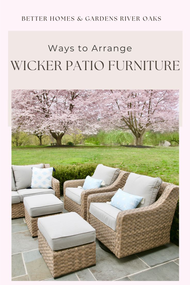 Affordable Outdoor Wicker Patio Furniture – An Honest Review | Dark ... intended for The Honest Reality Of Living With Wicker Furniture Through Four Seasons Of Weather