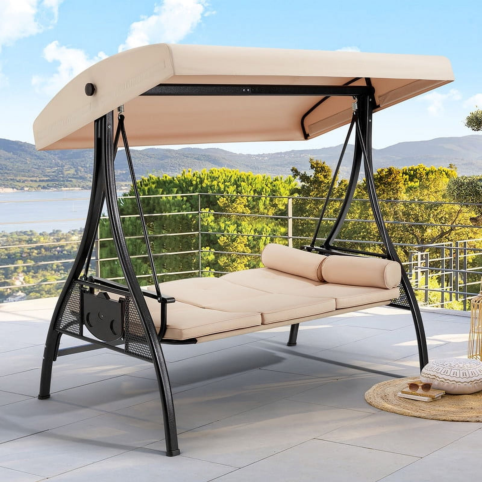 Aldi Patio Swing With Canopy At Bessie Luce Blog inside Why More People Are Trading Traditional Lawn Furniture for Canopy Recliners in 2026